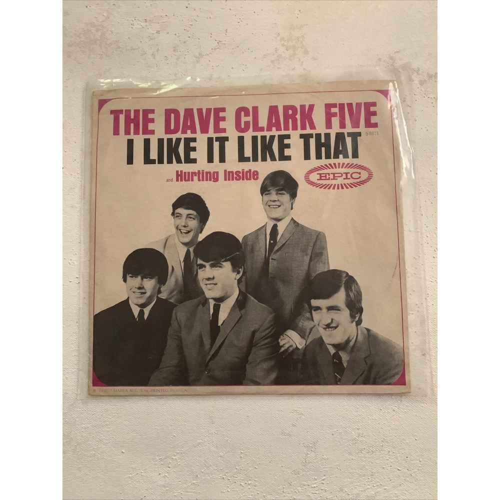 DAVE CLARK FIVE I LIKE IT LIKE THAT B/W HURTING INSIDE 7" PICTURE SLEEVE ONLY